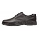 Pantofi barbati casual din piele naturala pe calapod lat Negru GKR5XN