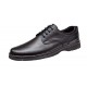 Pantofi barbati casual din piele naturala pe calapod lat Negru GKR5XN