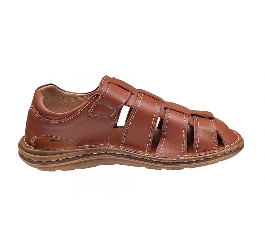 Sandale barbati casual din piele naturala Maro GKR73M