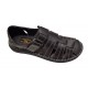 Sandale barbati casual din piele naturala Negru GKR73N