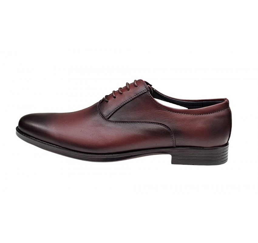 Pantofi barbati eleganti din piele naturala Bordeaux Kode - GKR84VIS