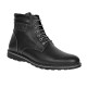 Ghete barbati sport casual din piele naturala cu siret si fermoar (imblanite) Corsa - GKR95N