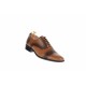 OFERTA marimea 42, 43, 44  - Pantofi barbati eleganti din piele naturala maro coniac - L246MD