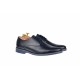 Oferta marimea  40, 42, 44 - Pantofi barbati, bleumarin,  casual-eleganti,  din piele naturala -  L859BLM