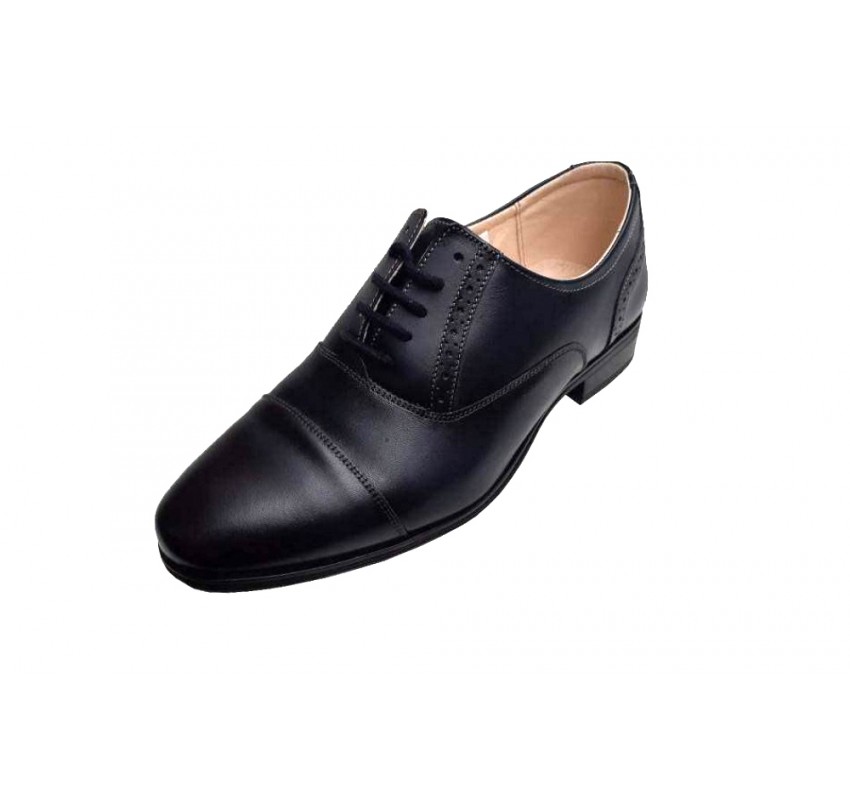 OFERTA MARIMEA  39  - Pantofi eleganti din piele naturala, Negru, L893N