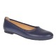 OFERTA  marimea 37, 39  -  Balerini dama, model casual, din piele naturala, bleumarin - LFLO3BL