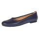 OFERTA  marimea 37, 39  -  Balerini dama, model casual, din piele naturala, bleumarin - LFLO3BL