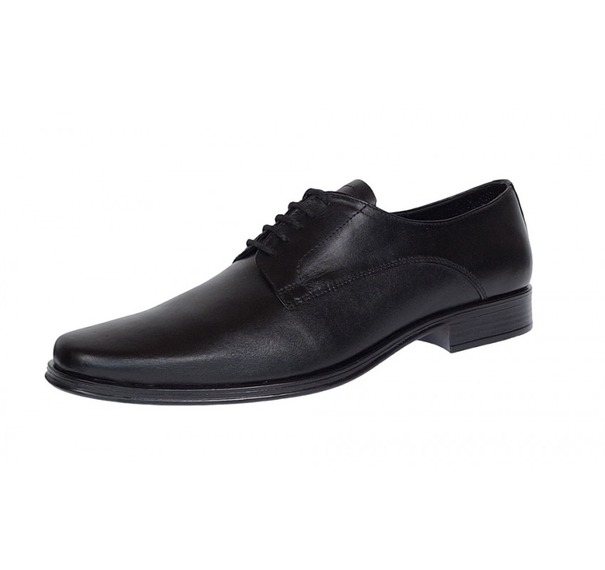 Oferta marimea 41, 42 Pantofi barbati eleganti din piele naturala, Negru LNIC02NSIR