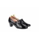 Oferta marimea 38 - Pantofi dama, eleganti, din piele naturala in combinatie cu piele lac - LP34LN