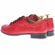 Oferta marimea 39 -  Pantofi dama, model casual din piele naturala, rosii - LP53RED