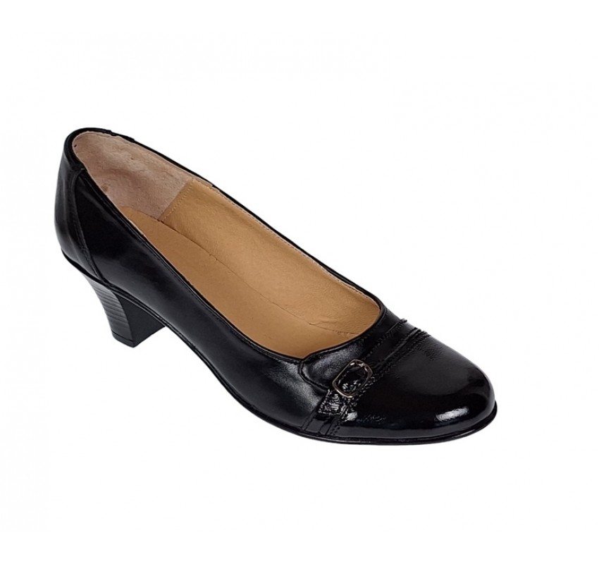 OFERTA  marimea  37,  38 - Pantofi dama eleganti, piele naturala, toc de 5cm - LP7201N