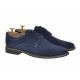 Oferta marimea 42, 43, Pantofi barbati, casual,  din piele naturala intoarsa, bleumarin - LPAVELBLM2