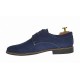 Oferta marimea 42, 43, Pantofi barbati, casual,  din piele naturala intoarsa, bleumarin - LPAVELBLM2