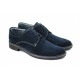 OFERTA  marimea 37, 38, 40, 42, 45 - Pantofi barbati casual, din piele naturala intoarsa, bleumarin - LPAVELBLM