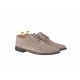 Oferta marimea 37, 42 - Pantofi barbati, model casual-elegant din piele naturala intoarsa, gri - LPAVELGRI