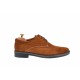 Oferta marimea 43 Pantofi barbati casual din piele naturala intoarsa maro - LPAVELM