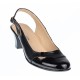 OFERTA  marimea 39  - Pantofi dama eleganti, decupati din piele naturala, toc de 5 cm - LS511NL