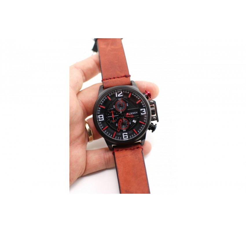 Ceas barbati Curren, casual RED M8278MR