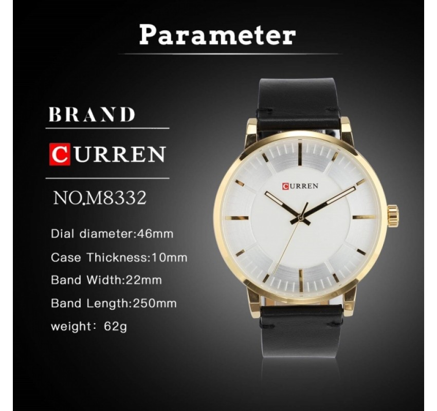 Ceas de mana barbati elegant, business CURREN - M8332NAGOLD