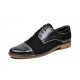 Pantofi barbati casual - eleganti din piele naturala KLAUSS BLACK 