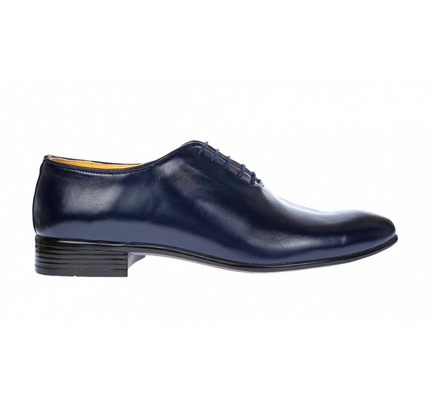 Pantofi barbati eleganti bleumarin din piele naturala, MOD1BLBOX