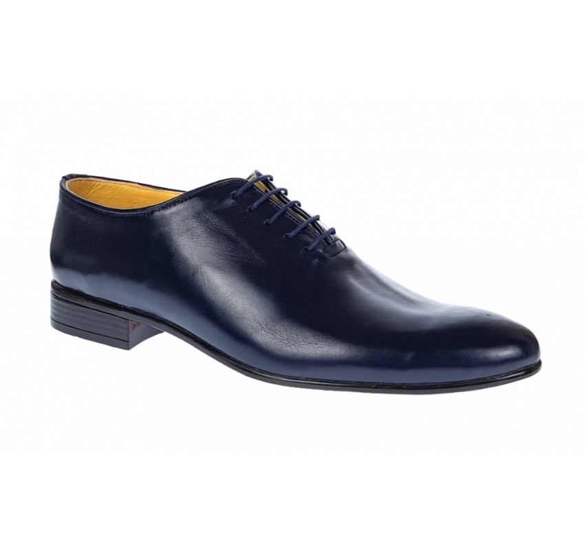 Pantofi barbati eleganti bleumarin din piele naturala, MOD1BLBOX