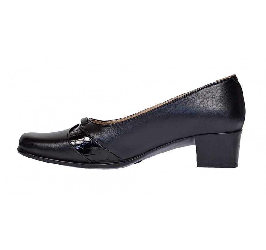 Pantofi dama eleganti din piele naturala Negru MVSP2N