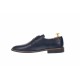 Pantofi barbati casual, eleganti din piele naturala bleumarin inchis, NIC184BLBOX