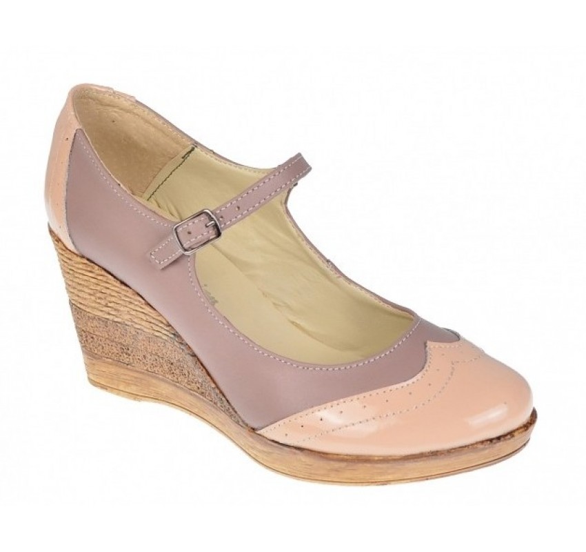 Pantofi dama, casual-eleganti, din piele naturala BEJ - P104BEJBEJ