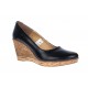 Pantofi dama, casual, din piele naturala box, platforme de 7 cm - MARA P3550N