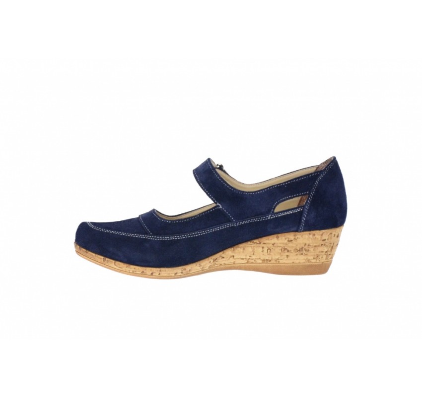 Pantofi dama casual bleumarin, foarte comozi - P9154VELBL