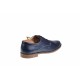 Pantofi barbati casual din piele naturala bleumarin - PABLM