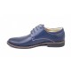 Pantofi bleumarin barbati casual - eleganti din piele naturala Dark Blue