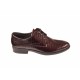 Pantofi barbati eleganti, din piele naturala, BORDO - PB101CROCO