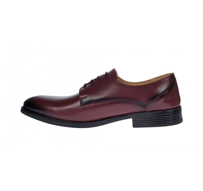 Pantofi barbati, eleganti, piele naturala, Bordeaux, ALEXANDER 990VIS