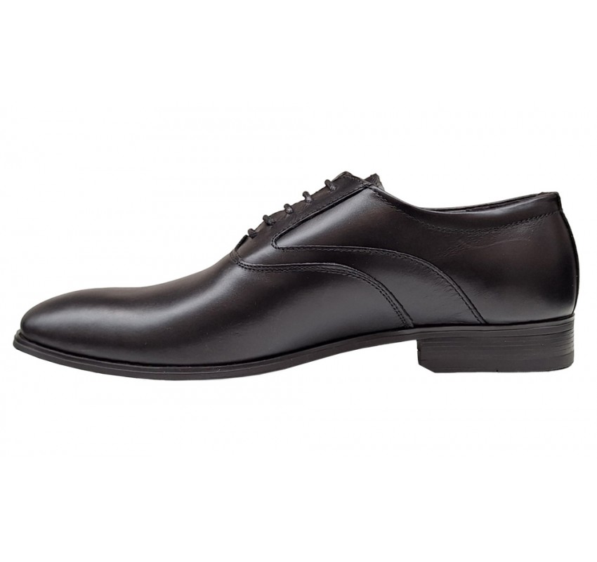 Pantofi barbati eleganti din piele naturala Negru - RSY21N