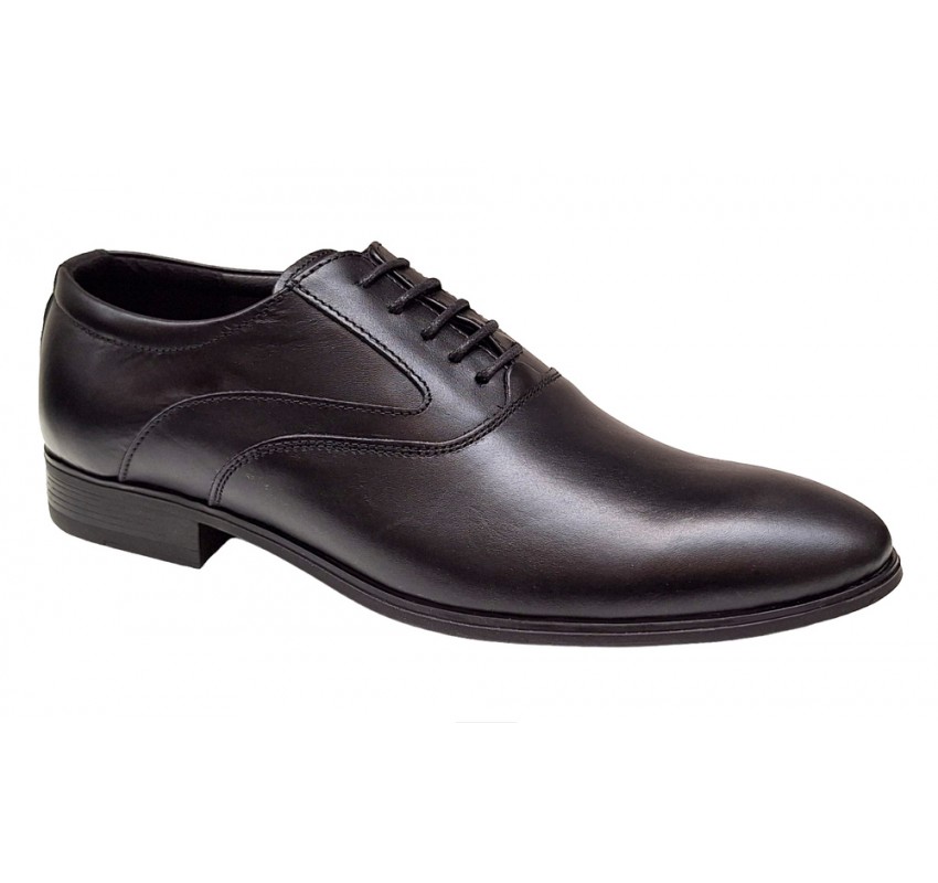 Pantofi barbati eleganti din piele naturala Negru - RSY21N