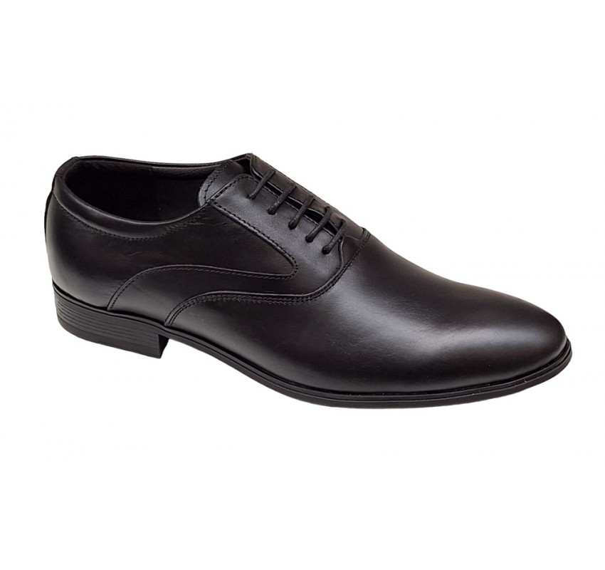 Pantofi barbati eleganti din piele naturala Negru - RSY21N