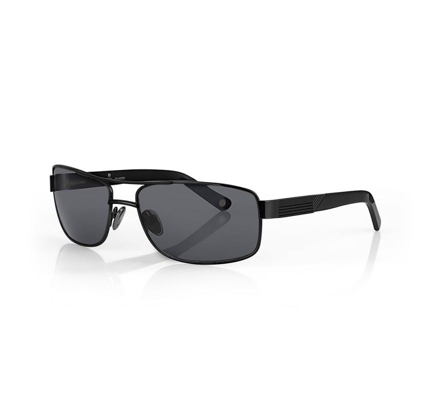 Ochelari de soare negri, pentru barbati, Santa Barbara Polo Sunglasses, SB1122-1