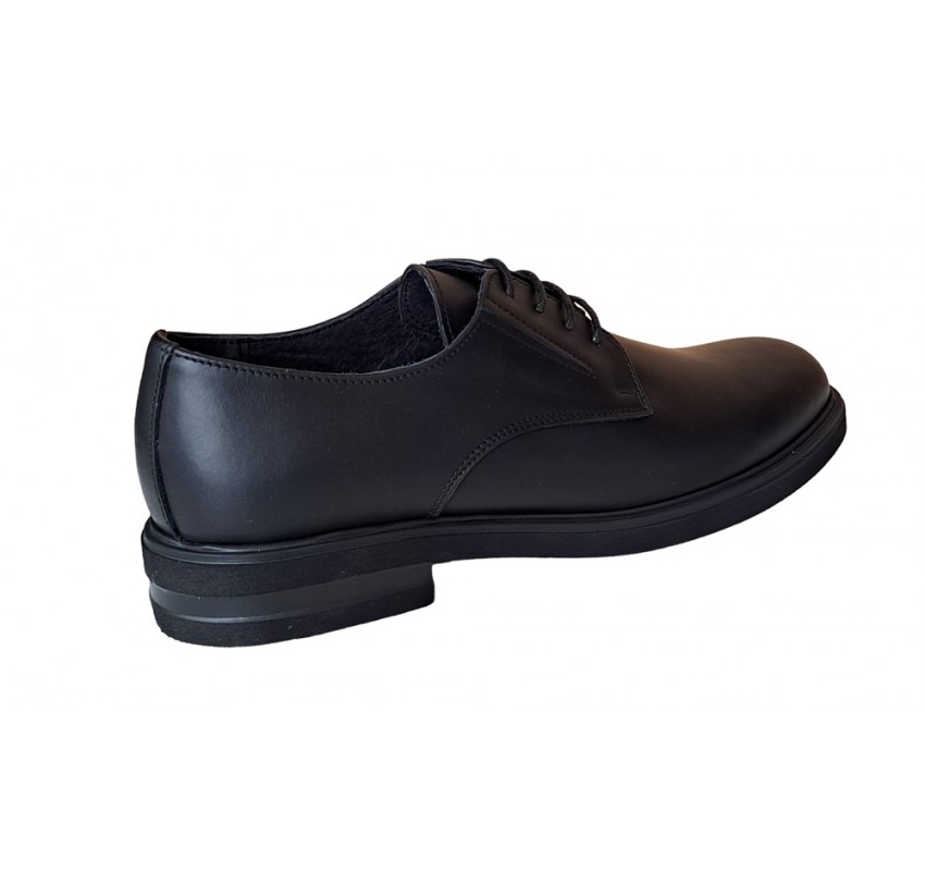 Pantofi barbati, casual, din piele naturala, Negru, X Confort, SCV270N