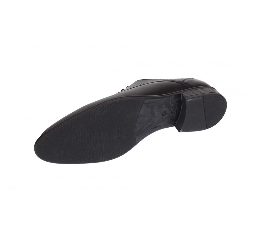 Oferta Pantofi barbati eleganti din piele naturala Negru SIR011N