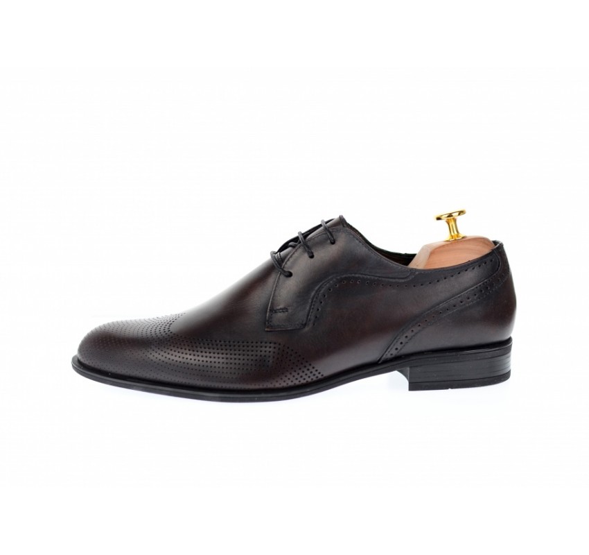 Pantofi barbati office, eleganti din piele naturala SIR020GML