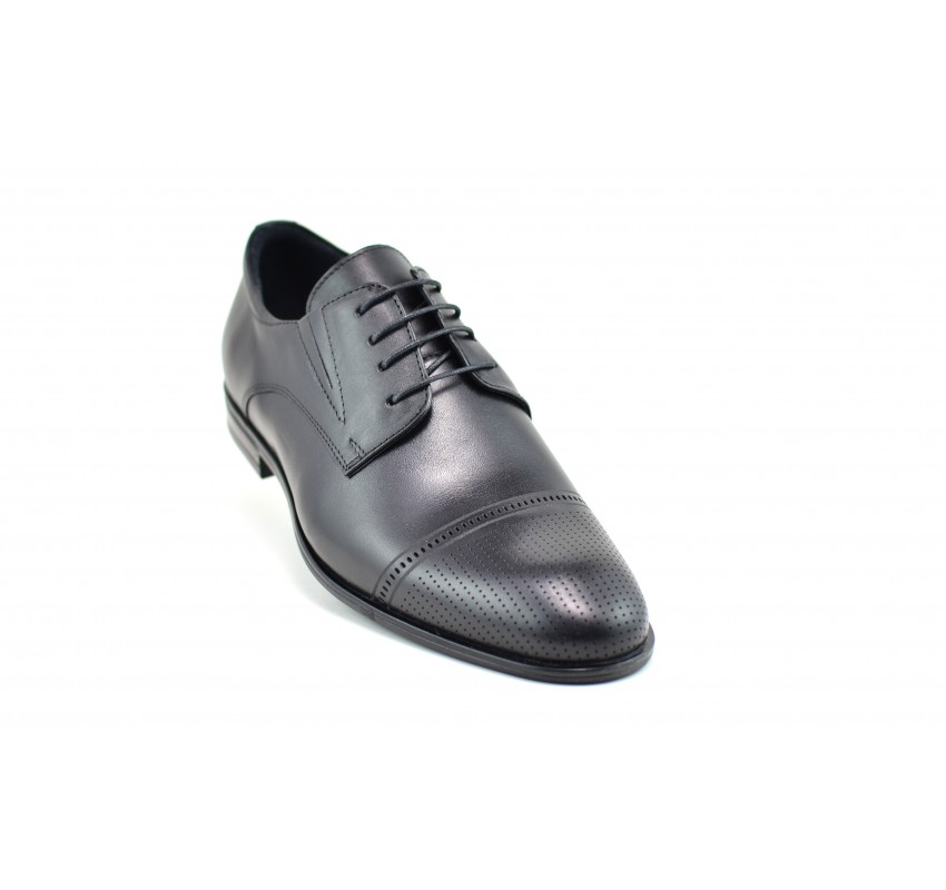 Pantofi barbati eleganti, din piele naturala, Negru, CIUCALETI SHOES