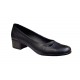 Pantofi dama casual din piele naturala Negru BOX - STD31N