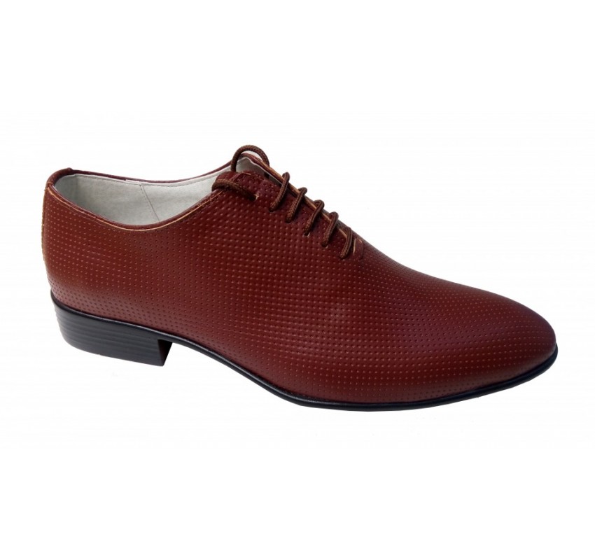 Pantofi barbati eleganti din piele naturala maro - cod STD35M