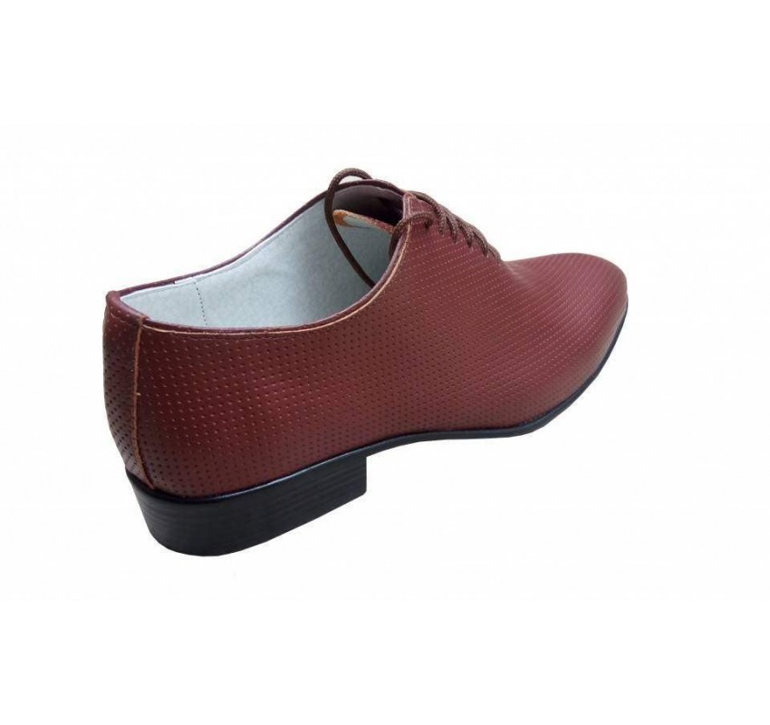 Pantofi barbati eleganti din piele naturala maro - cod STD35M