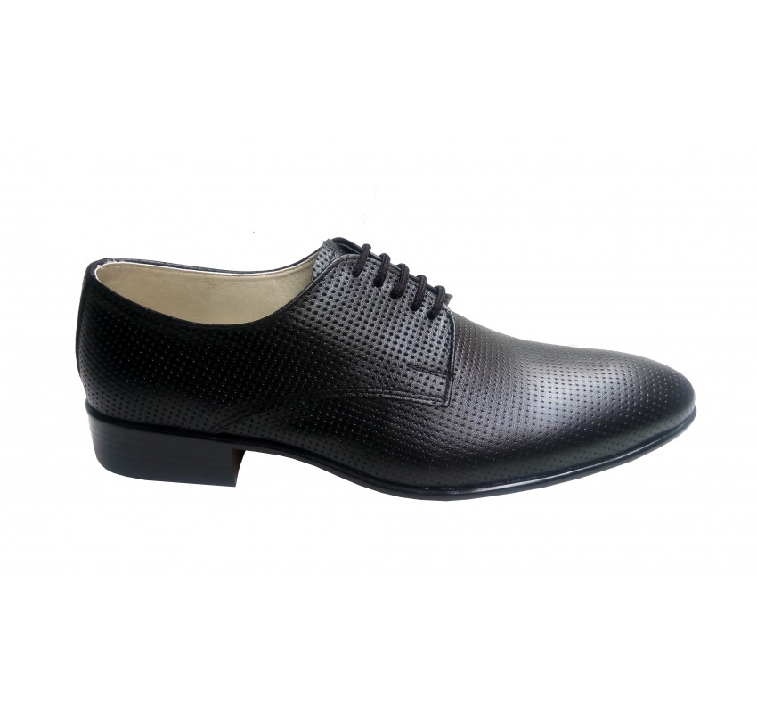 Pantofi barbati lux - eleganti din piele naturala - Negru STD35NPF