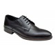 Pantofi barbati office, eleganti din piele naturala, Negru, TEST59N