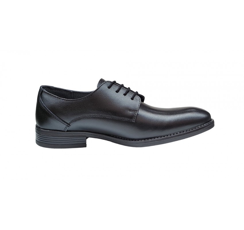 Pantofi barbati, casual, din piele naturala, Negru 990N