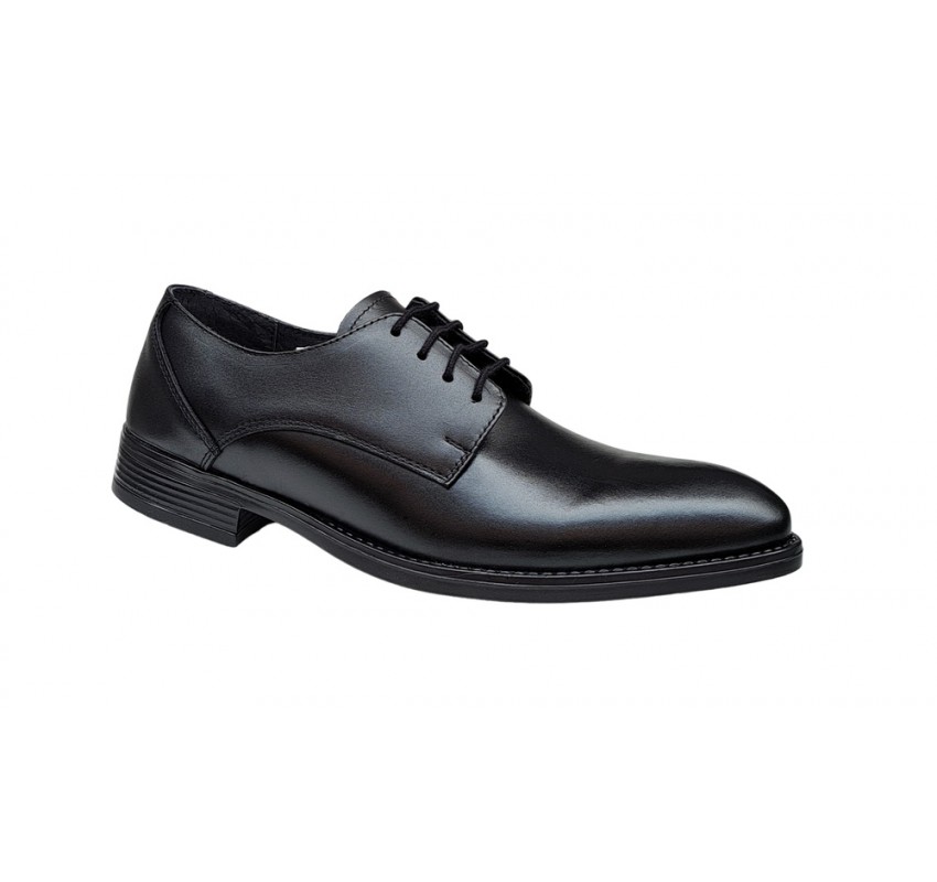 Pantofi barbati, casual, din piele naturala, Negru 990N